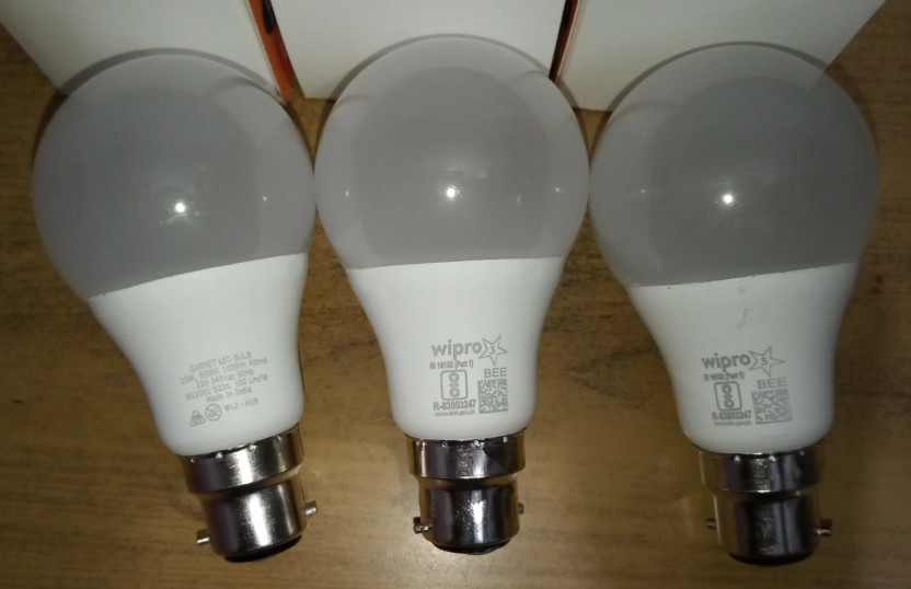 Wipro 10 W Basic Standard B22 LED Bulb (White, Pack of 5) - Image 8