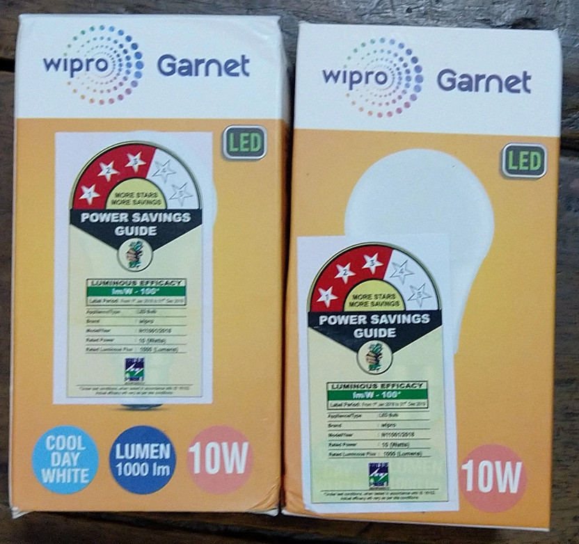 Wipro 10 W Basic Standard B22 LED Bulb (White, Pack of 5) - Image 10