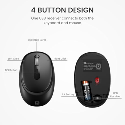 Portronics Key7 Combo Wireless Keyboard