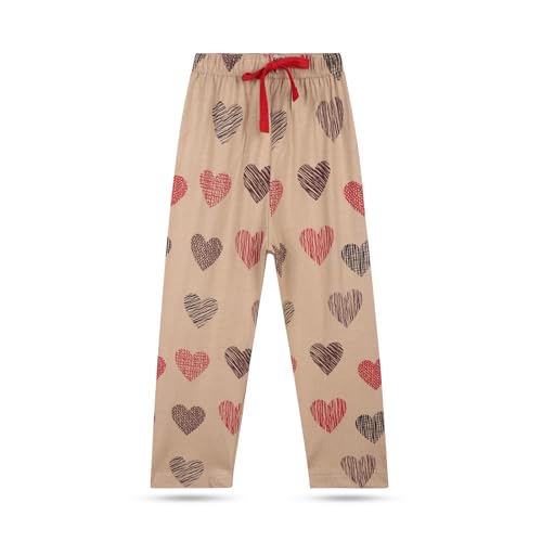 T2F Girls Regular Fit Cotton Printed Track Pants (Pack of 5) - Image 3