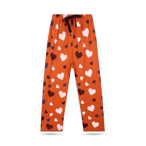 T2F Girls Regular Fit Cotton Printed Track Pants (Pack of 5) - Image 4
