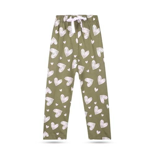 T2F Girls Regular Fit Cotton Printed Track Pants (Pack of 5) - Image 7