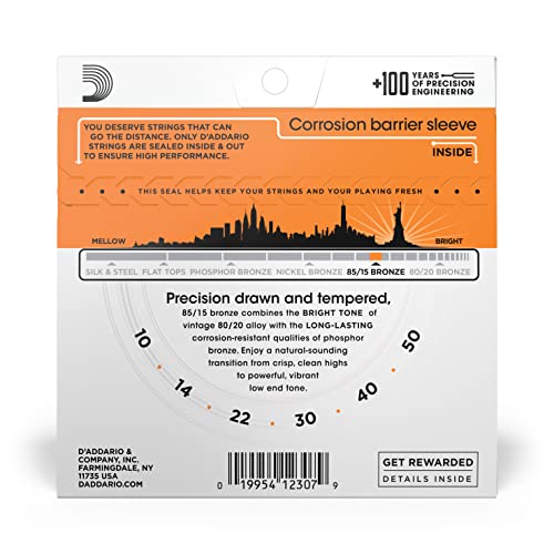 D'Addario EZ900 85/15 Bronze Great