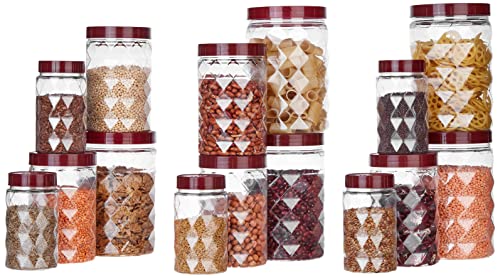 Solimo Plastic Pet Storage Jar