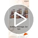 Solimo Plastic Pet Storage Jar