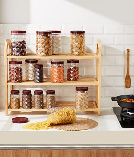 Solimo Plastic Pet Storage Jar
