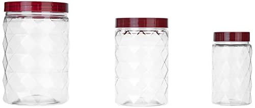 Solimo Plastic Pet Storage Jar