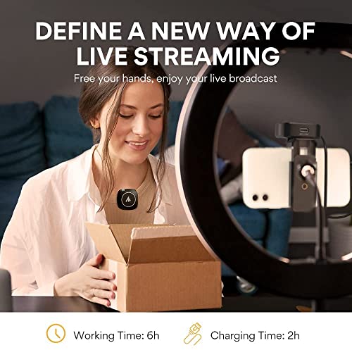 MAONO WM820 Wireless Collar Mic
