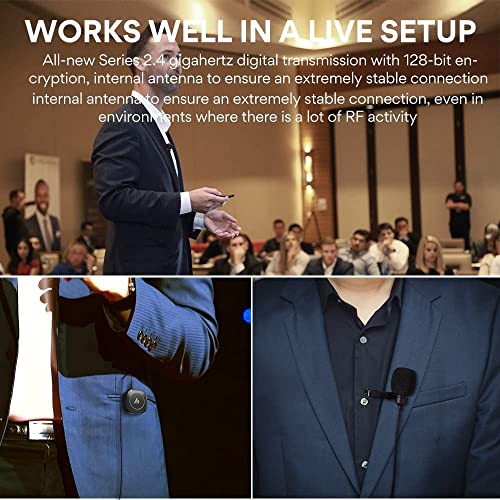 MAONO WM820 Wireless Collar Mic