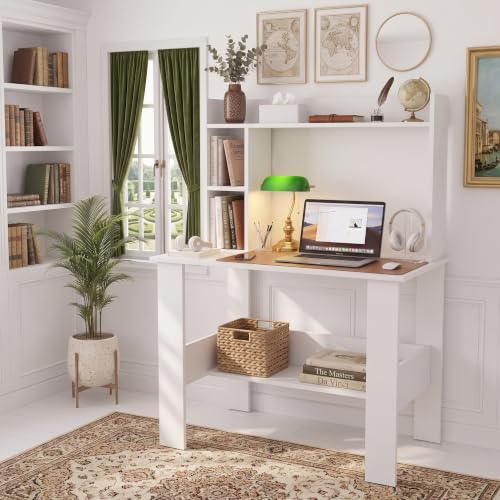 Elevate Study Table with Bookshelf
