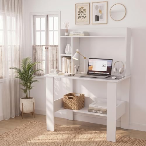 Elevate Study Table with Bookshelf