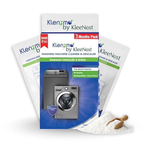 Klenzmo Washing Machine Descaling Powder – 180g x3 Pouches