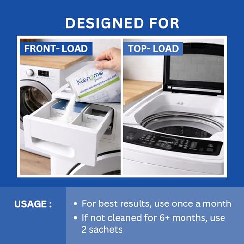 Klenzmo Washing Machine Descaling Powder – 180g x3 Pouches - Image 4