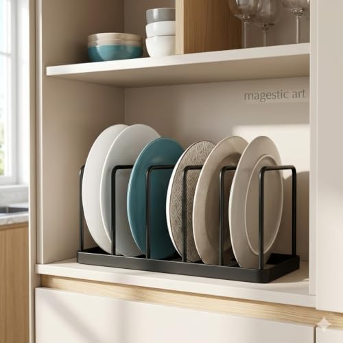 Metal Plate Organizer Rack