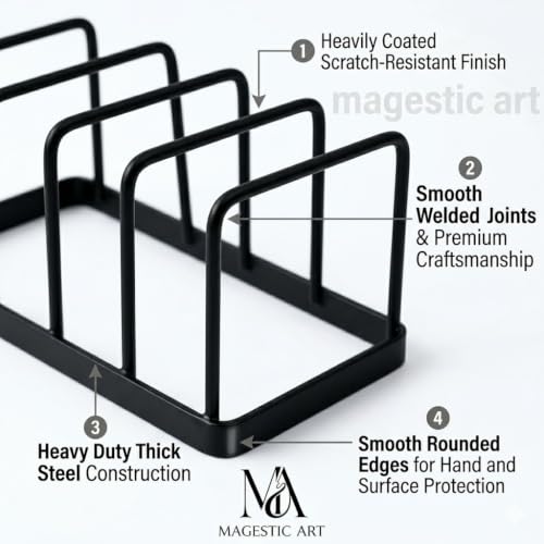 Metal Plate Organizer Rack
