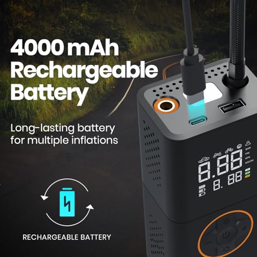 Portronics Vayu 3.0 tyre Inflator