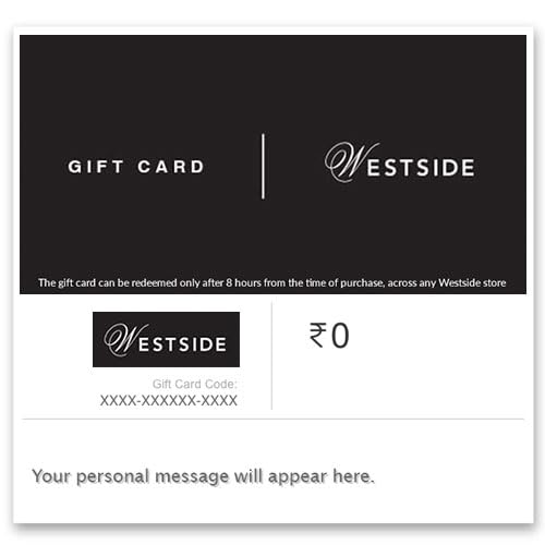Westside | E-Gift Card | Instant Delivery | Valid In-Store | 1 Year Validity
