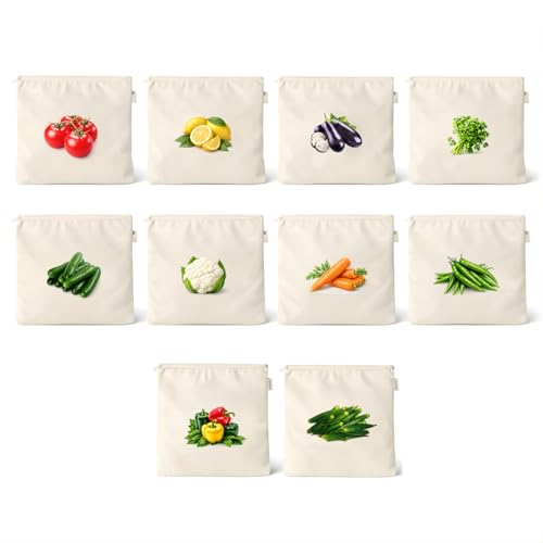 Reusable Cotton Vegetable Bag