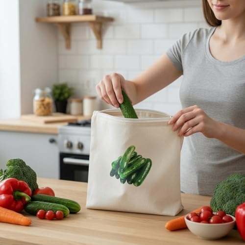 Reusable Cotton Vegetable Bag
