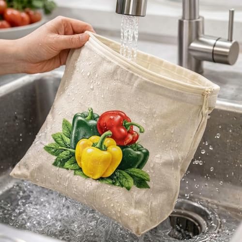 Reusable Cotton Vegetable Bag