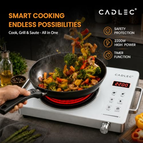 CADLEC HeatBlaze 2200W Infrared Cooktop