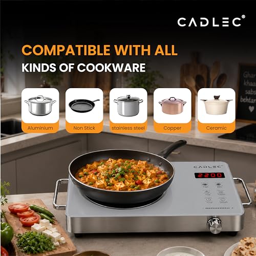 CADLEC HeatBlaze 2200W Infrared Cooktop