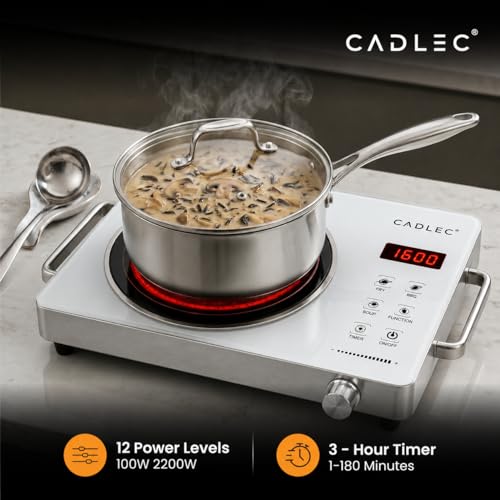CADLEC HeatBlaze 2200W Infrared Cooktop