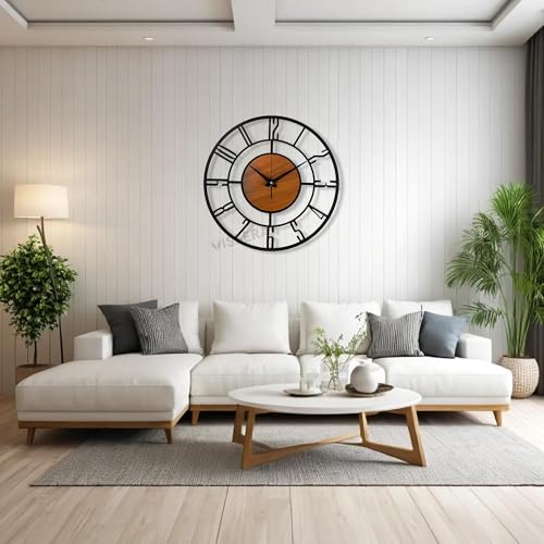 vissera Designer Metal Wall Clock