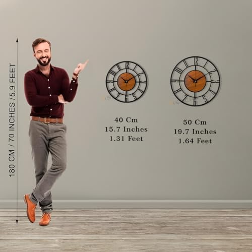 vissera Designer Metal Wall Clock