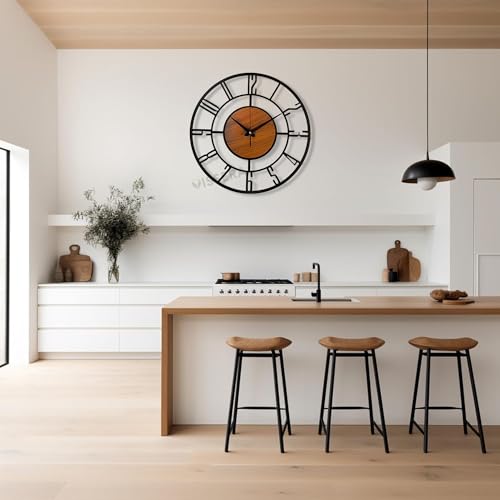 vissera Designer Metal Wall Clock