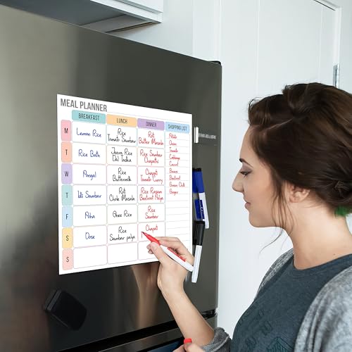 WallDesign Magnetic Meal Planner Whiteboard