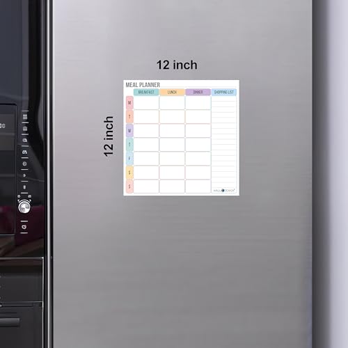 WallDesign Magnetic Meal Planner Whiteboard