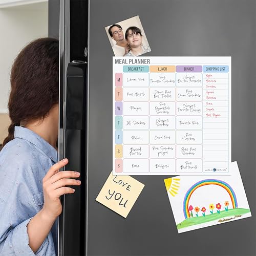 WallDesign Magnetic Meal Planner Whiteboard
