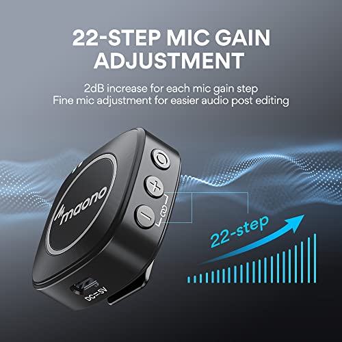 MAONO Compact Wireless Lavalier Microphone