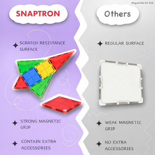 SNAPTRON Magnetic Blocks for Kids