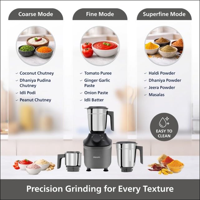 Philips HL7770/00 Mixer Grinder, 800W, 3 Jars - Image 7