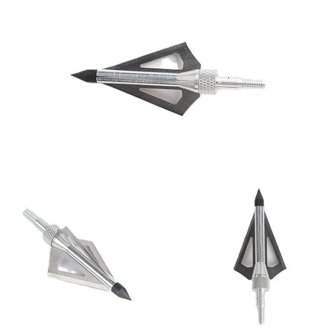 Futaba Broad and Heads,3 Archery Tip - 125 g - Silver - 6pc Pack - Image 4