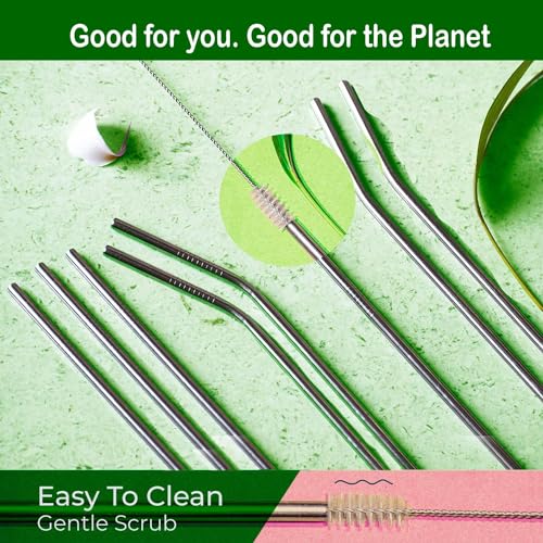 ADD2CART Stainless Steel Drinking Straws