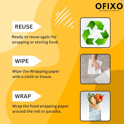 OFIXO Food Wrapping Paper Roll