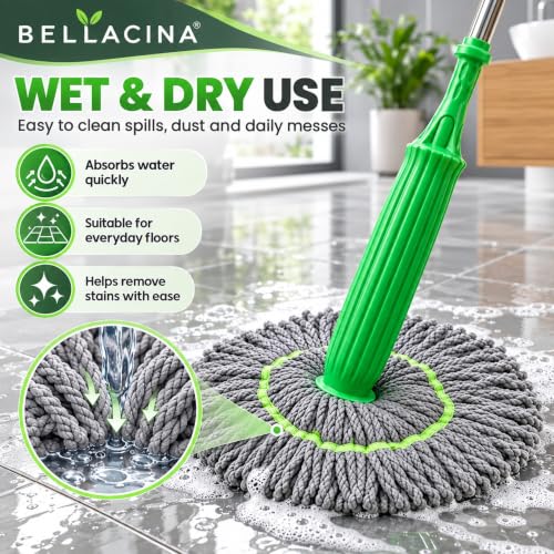 2-in-1 Self Wringing Floor Mop