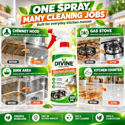 Kitchen Cleaner Spray for Oil
