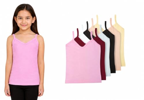 Prime Knits Cotton Girls Slips (Pack of 6)