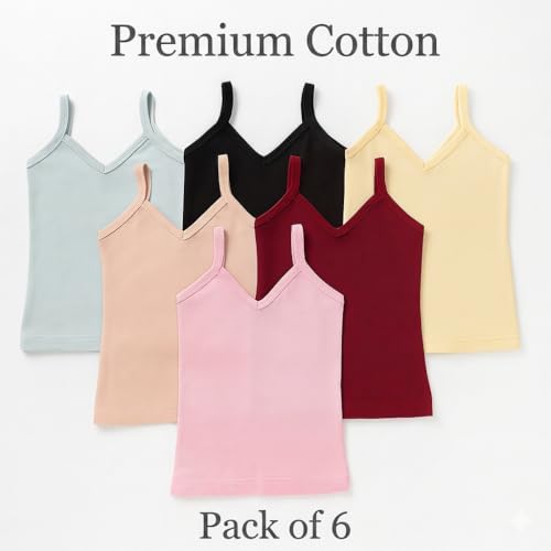 Prime Knits Cotton Girls Slips (Pack of 6) - Image 2