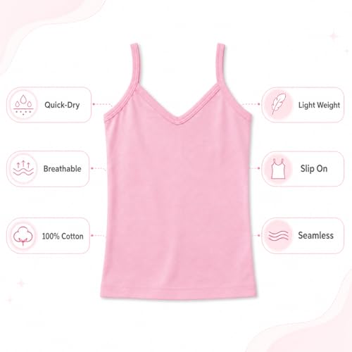 Prime Knits Cotton Girls Slips (Pack of 6) - Image 3