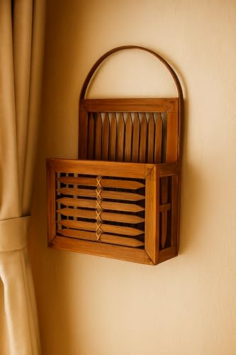 Bamboo Wall Hanging Letter Box