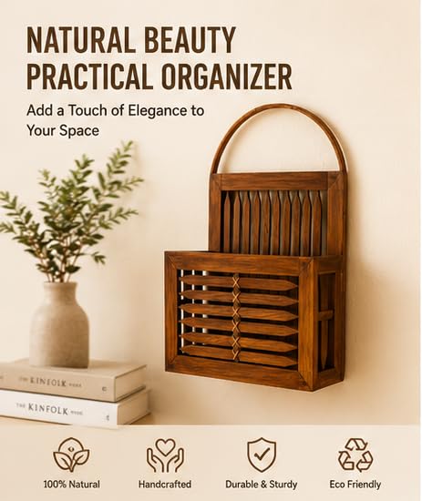 Bamboo Wall Hanging Letter Box