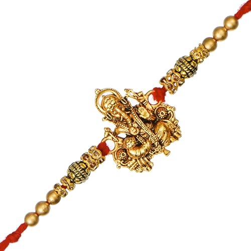 eCraftIndia Golden Religious Designer Ganesha