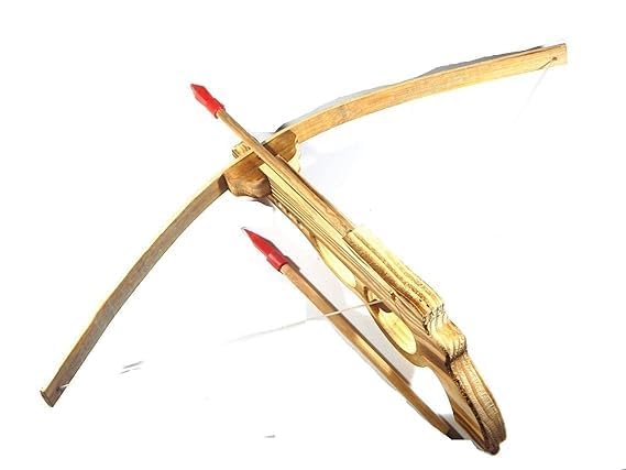 ViaZAID Wooden Toy Crossbow Handmade