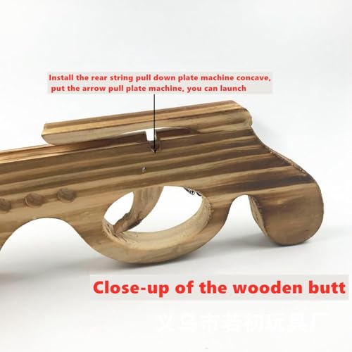 ViaZAID Wooden Toy Crossbow Handmade