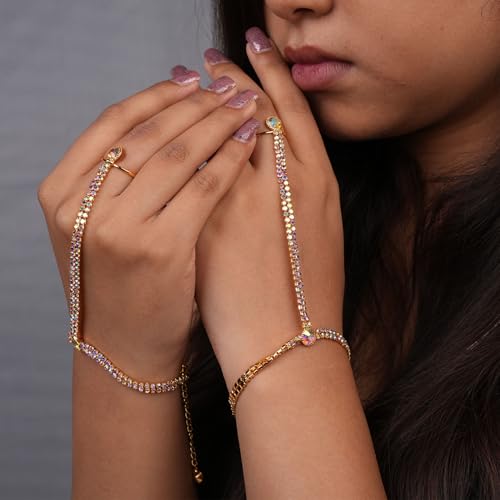Vama Fashions Gold Plated Hand